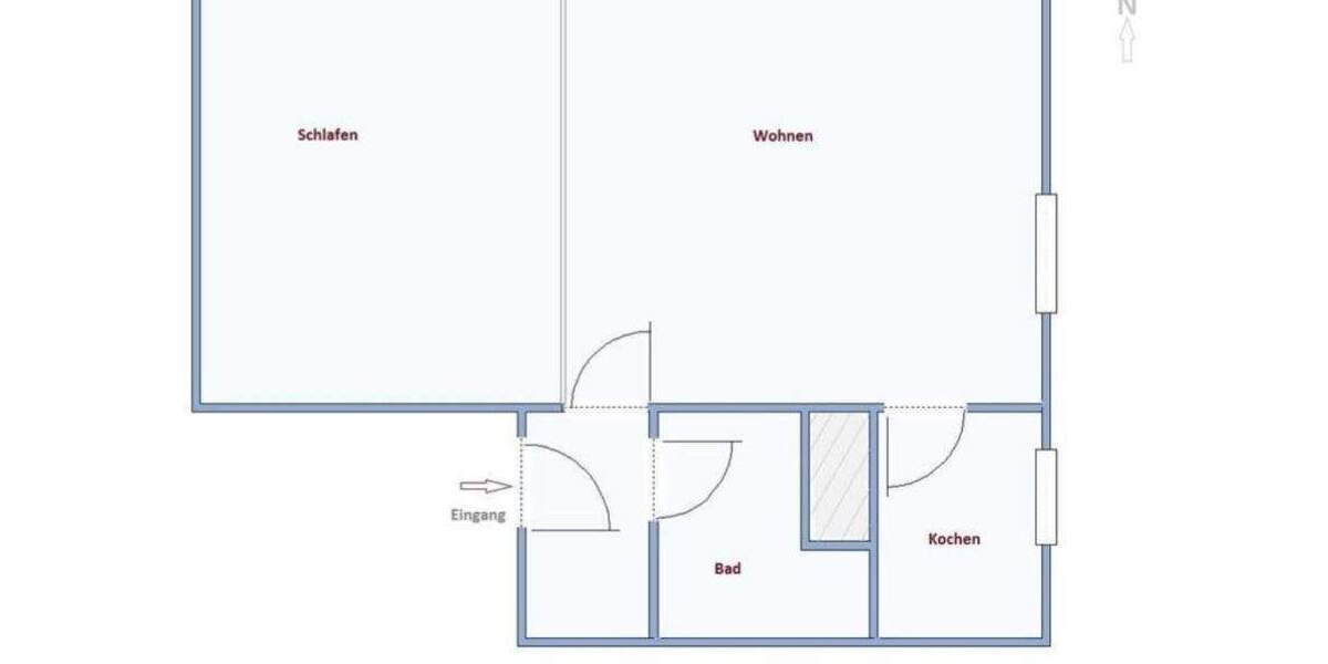 Etagenwohnung Heidelberg Altstadt - 1 Zimmer, 35 m&sup2;, 590&euro; | Angebot:25154030