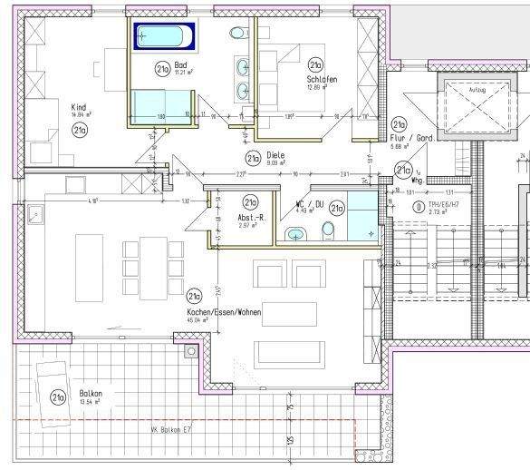 Etagenwohnung Crailsheim - 3 Zimmer, 119 m&sup2;, 1.490&euro; | Angebot:26128079