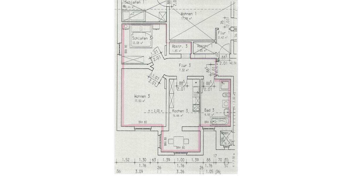 Etagenwohnung Lübben (Spreewald) - 2 Zimmer, 66 m&sup2;, 594&euro; | Angebot:25074352