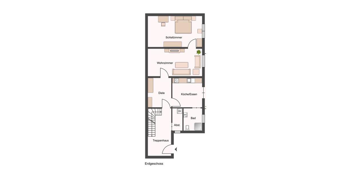 Erdgeschoßwohnung Herzogenaurach - 2 Zimmer, 55 m&sup2;, 660&euro; | Angebot:24379168