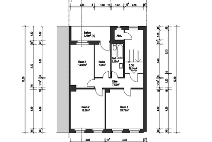 Wohnung zum Mieten in Wuppertal 750 € 80 m²