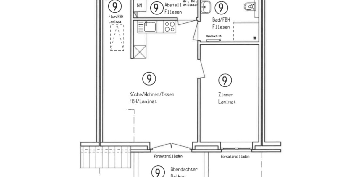 Etagenwohnung Aukrug - 2 Zimmer, 51 m&sup2;, 714&euro; | Angebot:24752962