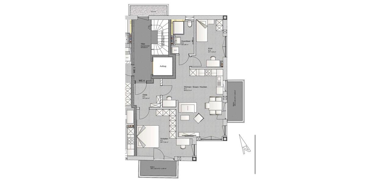 Einfamilienhaus München Thalkirchen-Obersendling-Forstenried-Fürstenried-S - 3 Zimmer, 83 m&sup2;, 2.430&euro; | Angebot:26296307