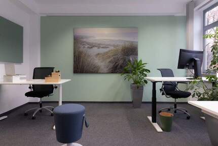 helles bezugsfertiges Private Office im Coworking Space - All-in-Miete zimmer