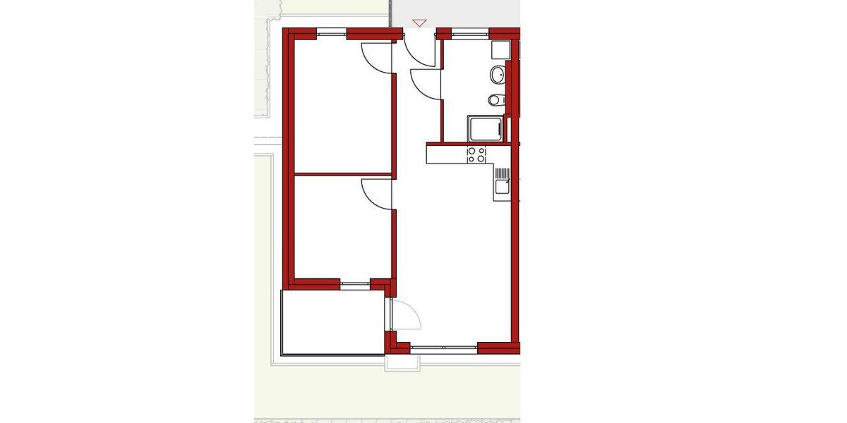 Erdgeschoßwohnung Gerabronn - 3 Zimmer, 68 m&sup2;, 680&euro; | Angebot:26029525