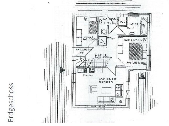 Erdgeschoßwohnung Friedeburg - 3 Zimmer, 75 m&sup2;, 750&euro; | Angebot:26669452