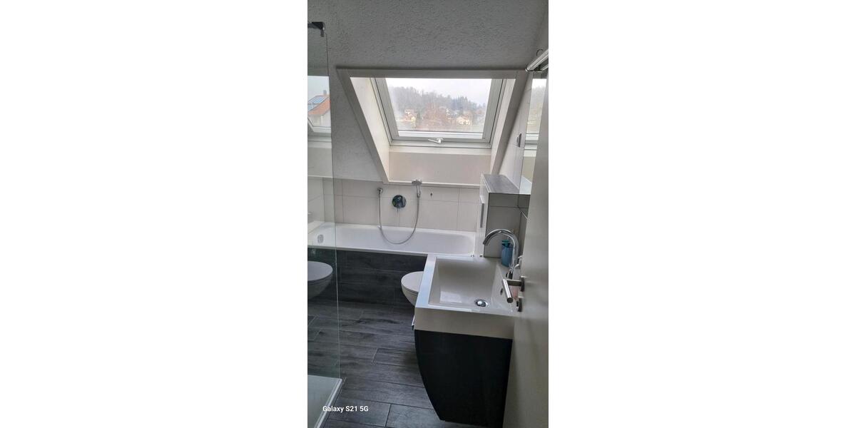 schoene Dachgeschoss Wohnung in Niederhof ab April 3 zimmer