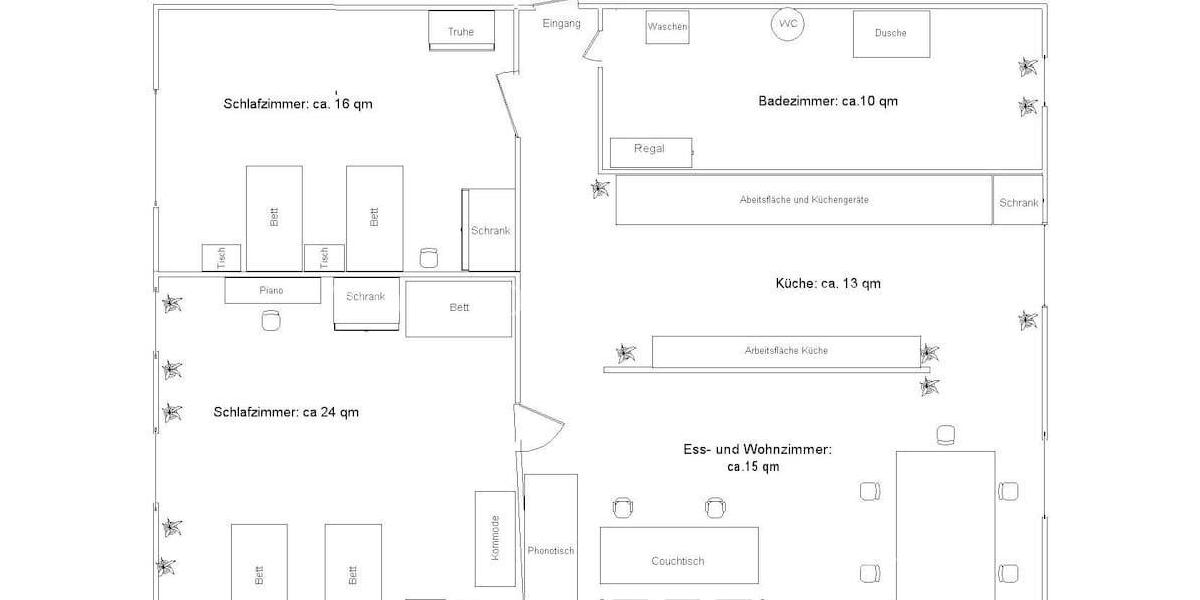 Wohnen auf Zeit Berlin Mitte - 3 Zimmer, 77 m&sup2;, 2.300&euro; | Angebot:14758245