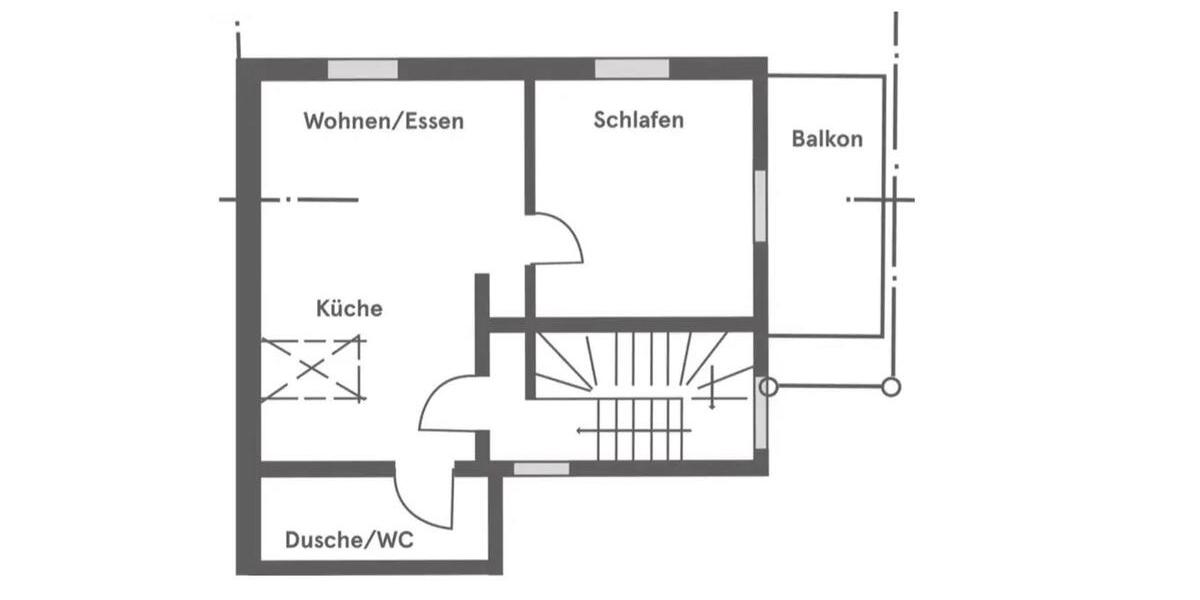 Etagenwohnung Ditzingen - 2 Zimmer, 54 m&sup2;, 770&euro; | Angebot:25259150