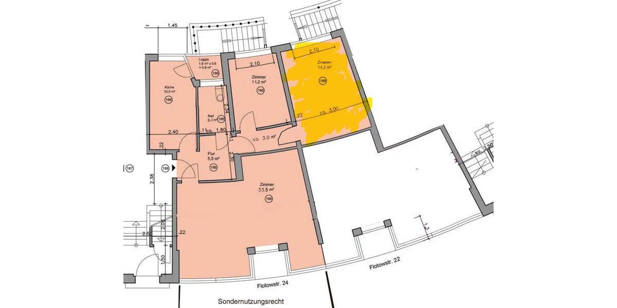 Wohnen auf Zeit Hamburg Barmbek-Süd - 1 Zimmer, 14 m&sup2;, 531&euro; | Angebot:26687873