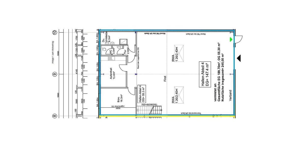 Gewerbeobjekt Lüneburg Ebensberg - 1.710&euro; | Angebot:24814160