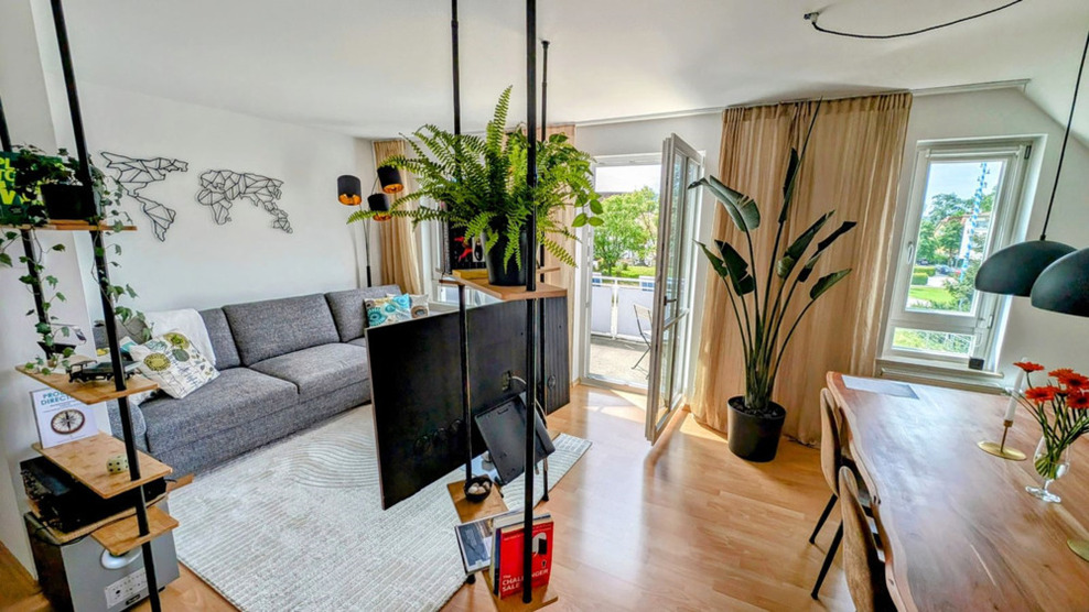*Herrsching - großzügige, ruhig gelegene Maisonette -Wohnung mit Studio und 3 Balkone