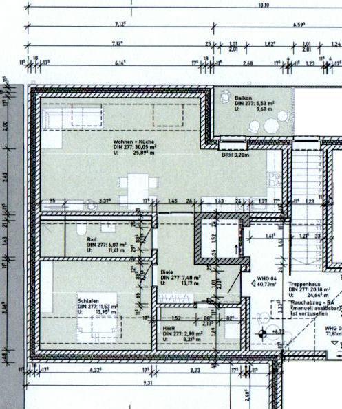 Dachgeschoßwohnung Jever - 2 Zimmer, 66 m&sup2;, 830&euro; | Angebot:25207961