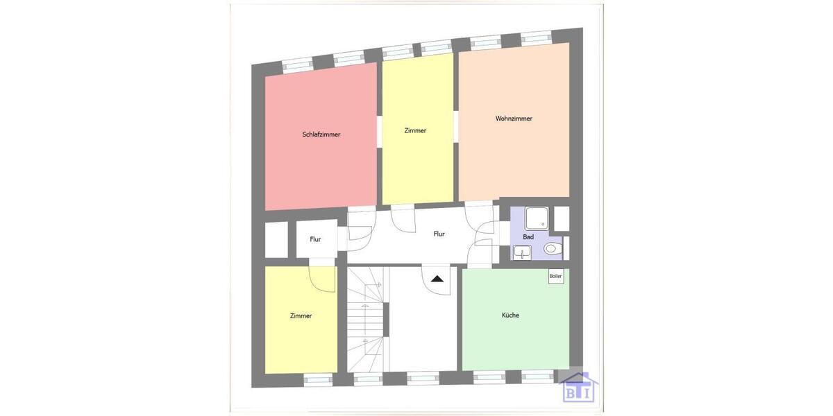 Etagenwohnung Zittau - 4 Zimmer, 82 m&sup2;, 410&euro; | Angebot:25974086