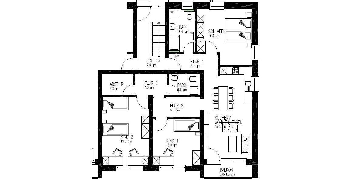 Erdgeschoßwohnung Grafenberg - 4 Zimmer, 103 m&sup2;, 1.505&euro; | Angebot:26364834