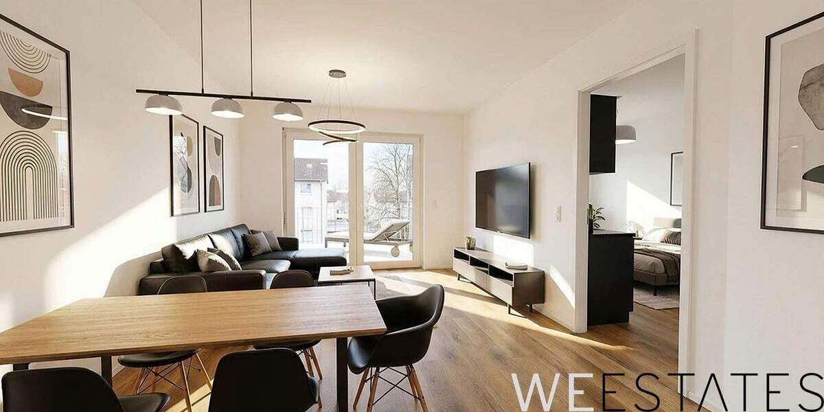 Etagenwohnung Düsseldorf Eller - 2 Zimmer, 60 m&sup2;, 1.145&euro; | Angebot:25683485