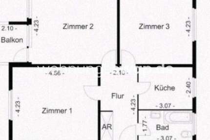 Wohnung zum Mieten in Berlin 553 € 82 m²