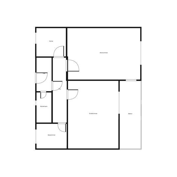 Neu renovierte 1,5 Zimmer-Wohnung