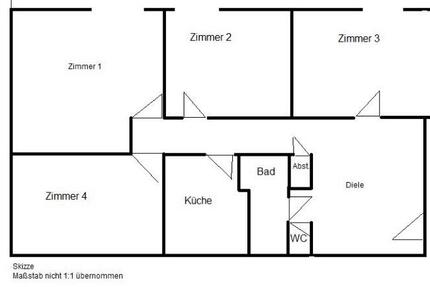 Wohnung Feldatal - 5 Zimmer, 115 m&sup2;, 780&euro; | Angebot:24640861