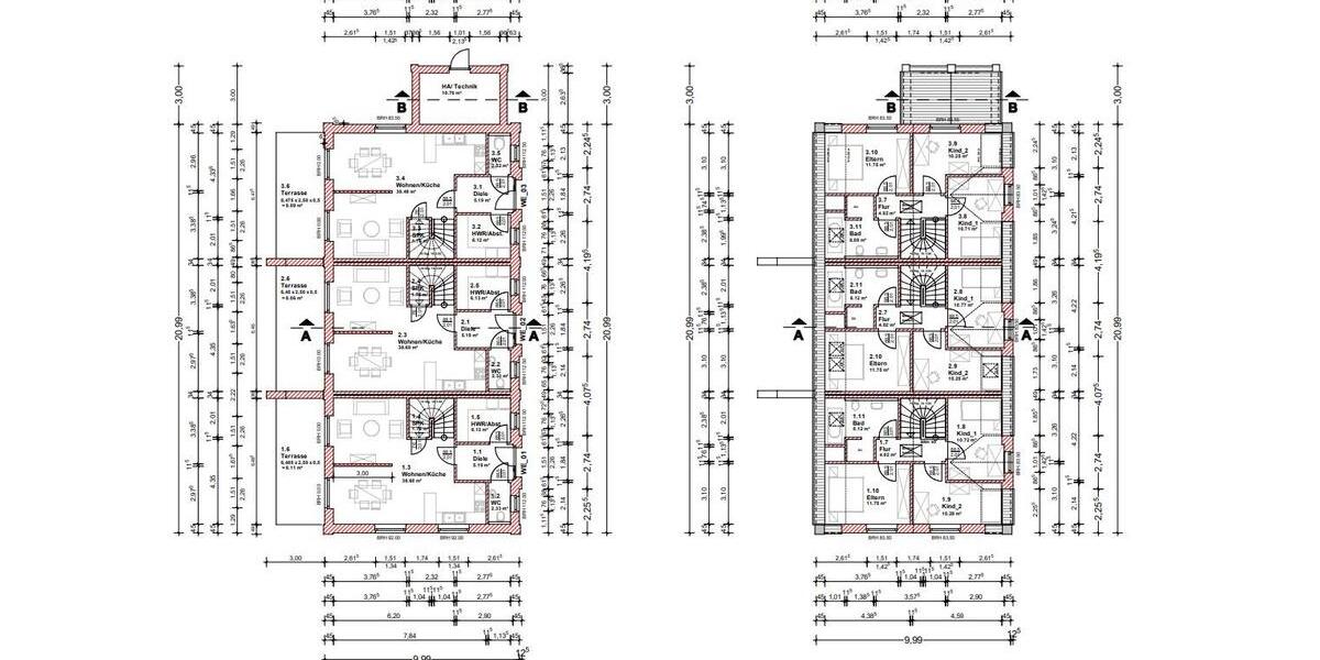 Reihenhaus Rhauderfehn - 4 Zimmer, 104 m&sup2;, 1.020&euro; | Angebot:26561495