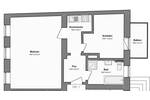 Etagenwohnung Dessau-Roßlau Roßlau - 2 Zimmer, 59 m&sup2;, 443&euro; | Angebot:26040846