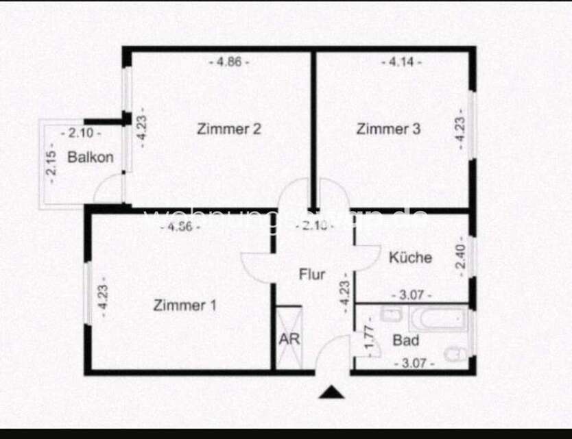Wohnung zum Mieten in Berlin 553 € 82 m²