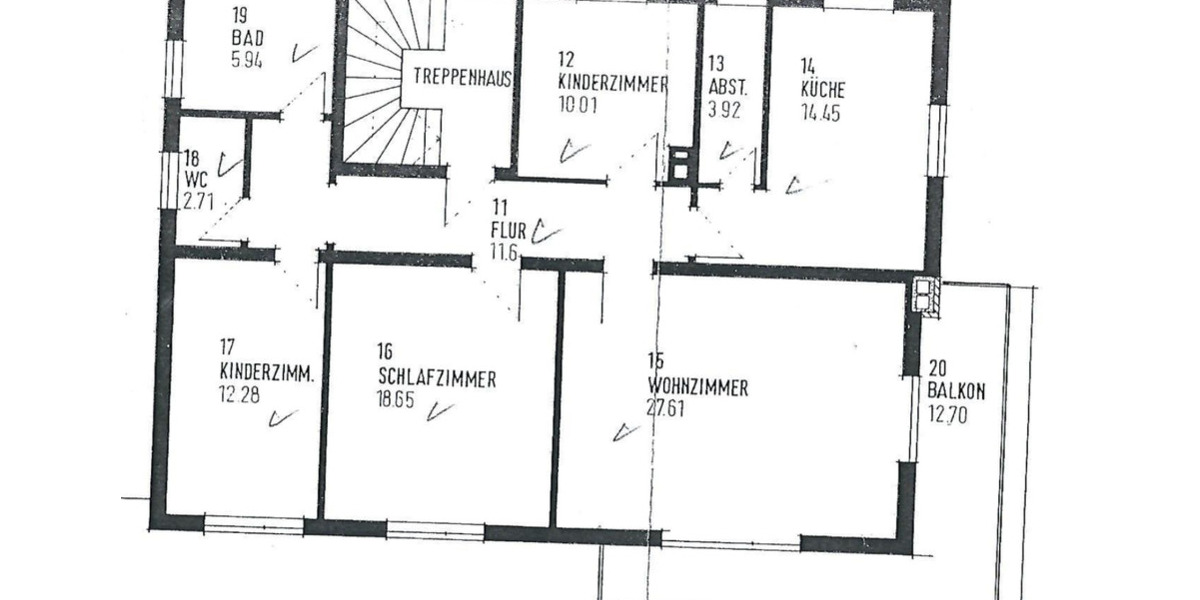 Etagenwohnung Schöngeising - 4 Zimmer, 103 m&sup2;, 1.390&euro; | Angebot:24837375