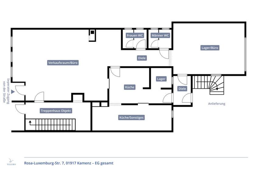 Großes GewerbeobjektEinzelhandel zur freien Gestaltung nähe Stadtzentrum! zimmer