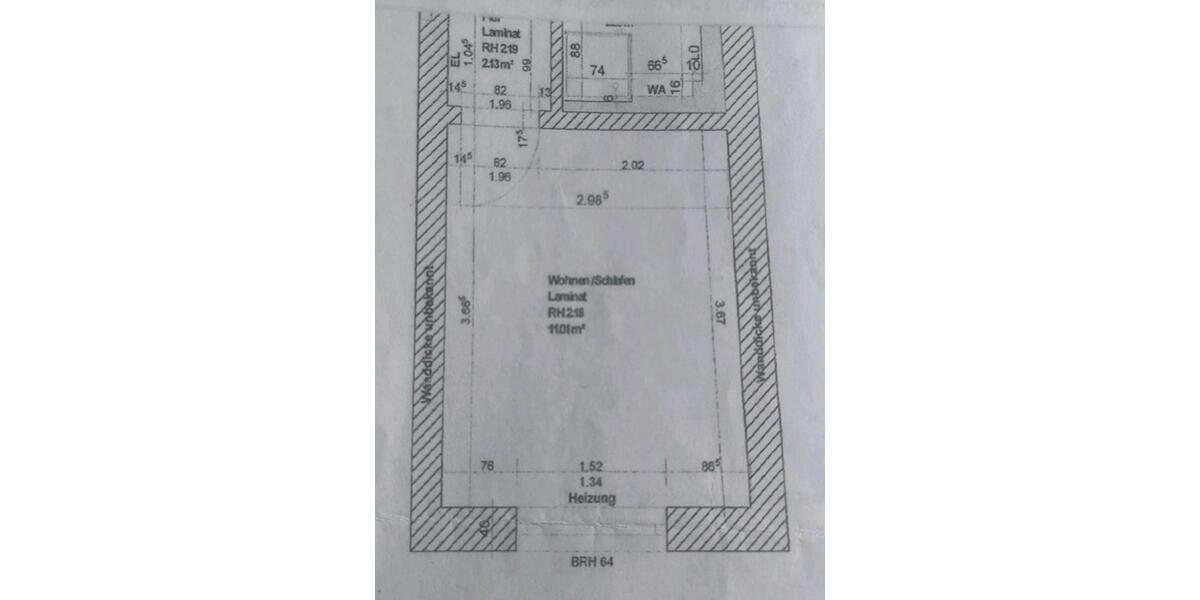 Etagenwohnung Wismar Altstadt - 1 Zimmer, 25 m&sup2;, 412&euro; | Angebot:25872264