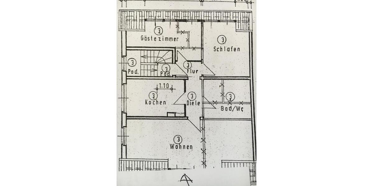Dachgeschosswohnung Mietwohnung zimmer