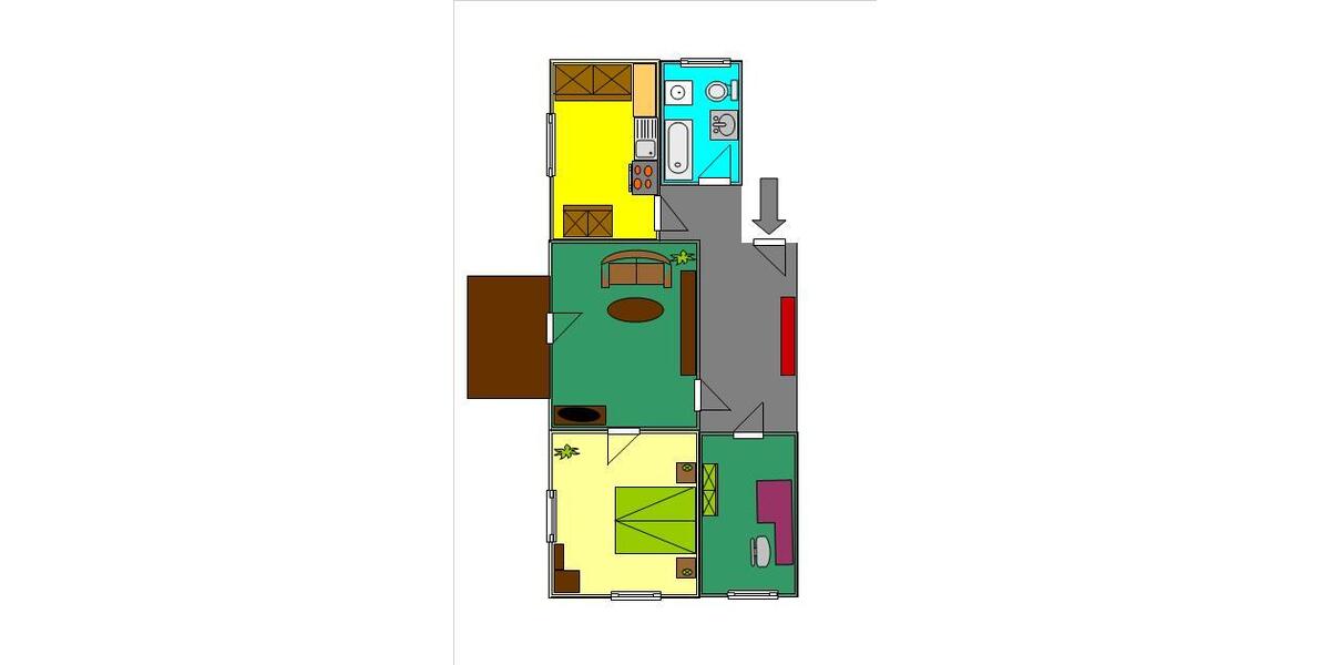 Etagenwohnung Zittau - 3 Zimmer, 73 m&sup2;, 473&euro; | Angebot:26686443
