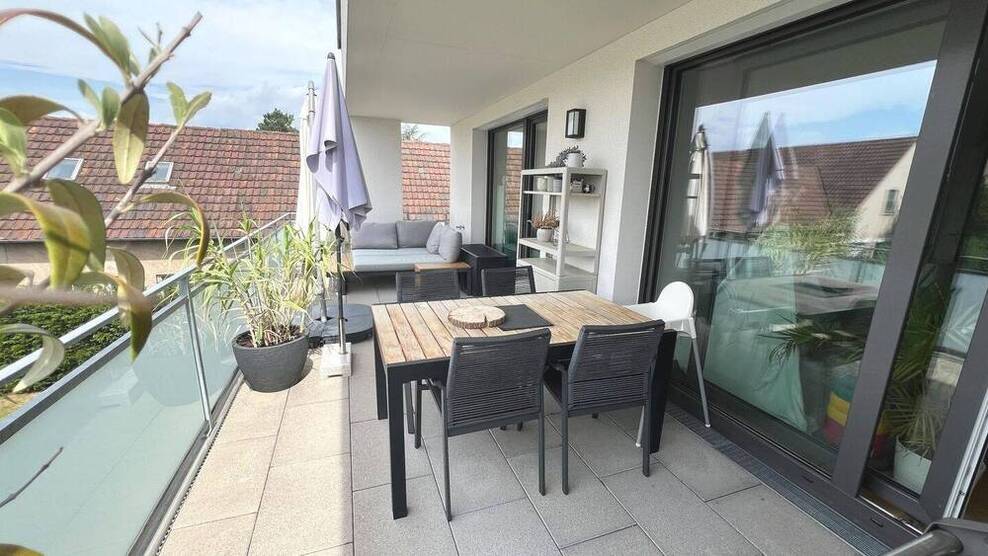 Allein auf einer Etage ...