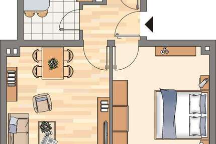 Wohnung zum Mieten in Castrop-Rauxel 479 € 59.82 m² 3 zimmer