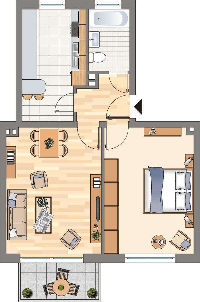 Wohnung zum Mieten in Castrop-Rauxel 479 € 59.82 m² 3 zimmer