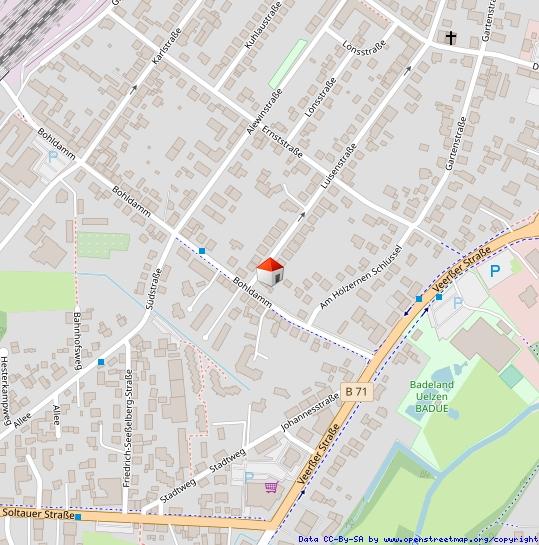 Dachgeschoßwohnung Uelzen - 3 Zimmer, 60 m&sup2;, 550&euro; | Angebot:25916426