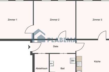 Wohnung Schwerin Weststadt - 3 Zimmer, 89 m&sup2;, 1.449&euro; | Angebot:26201024