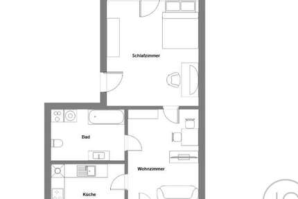 Wohnung zum Mieten in Mettmann 583 € 53 m² 2 zimmer