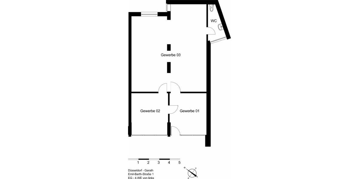 Gewerbeobjekt Düsseldorf Stadtbezirk 10 - 1.700&euro; | Angebot:25351367