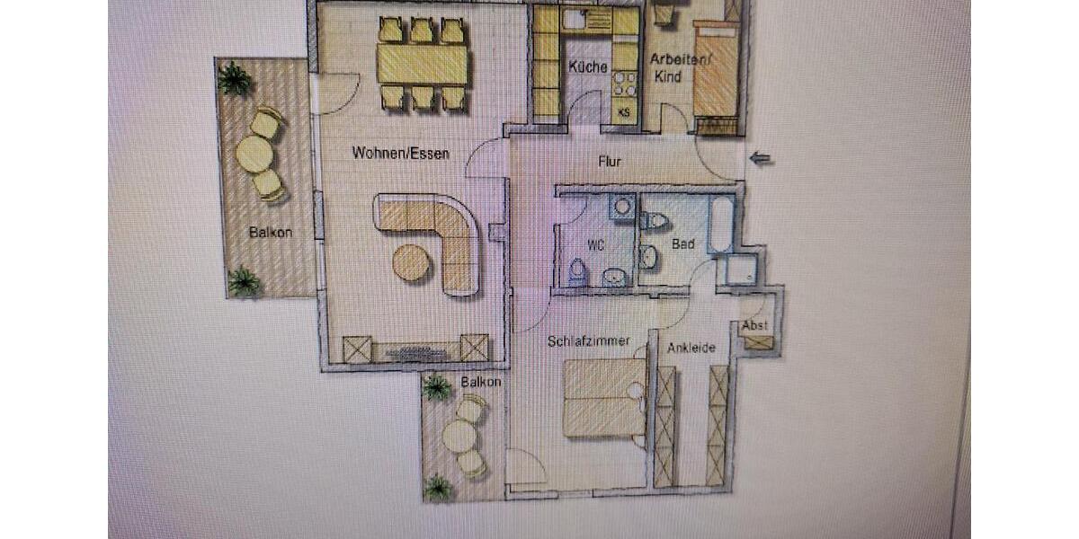 Etagenwohnung Flensburg Altstadt - 4 Zimmer, 140 m&sup2;, 1.200&euro; | Angebot:24782413