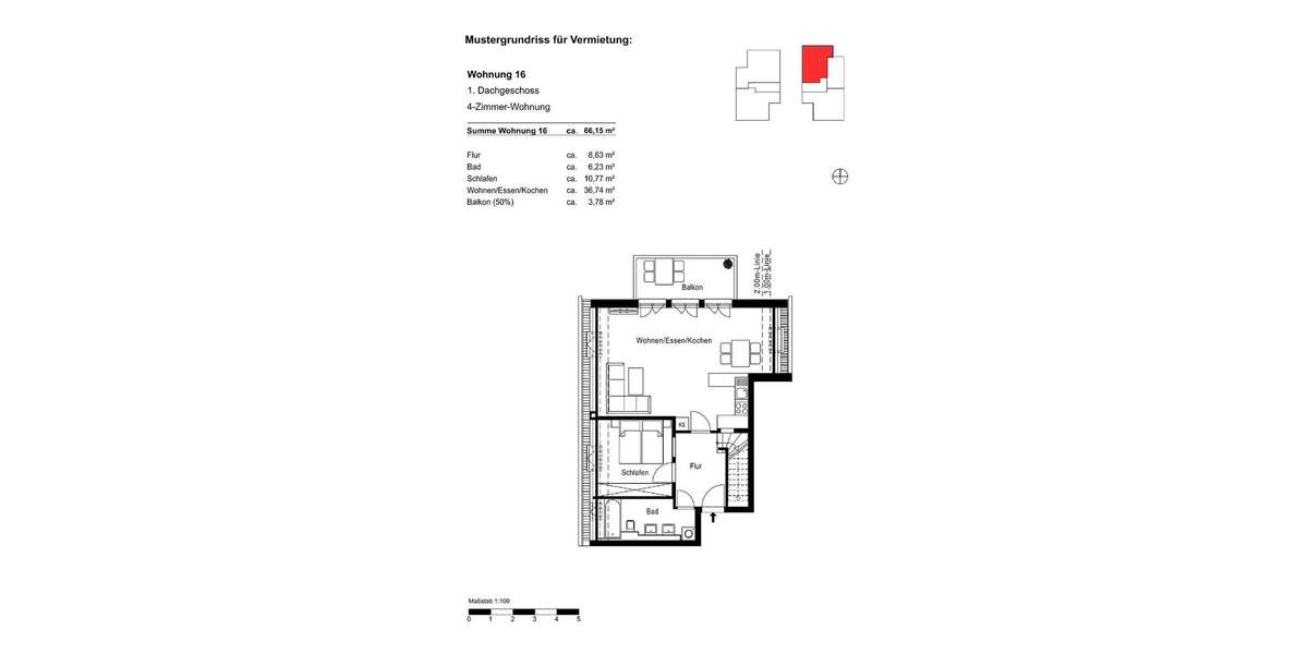 Etagenwohnung München Ramersdorf-Perlach - 4 Zimmer, 123 m&sup2;, 2.659&euro; | Angebot:25275727