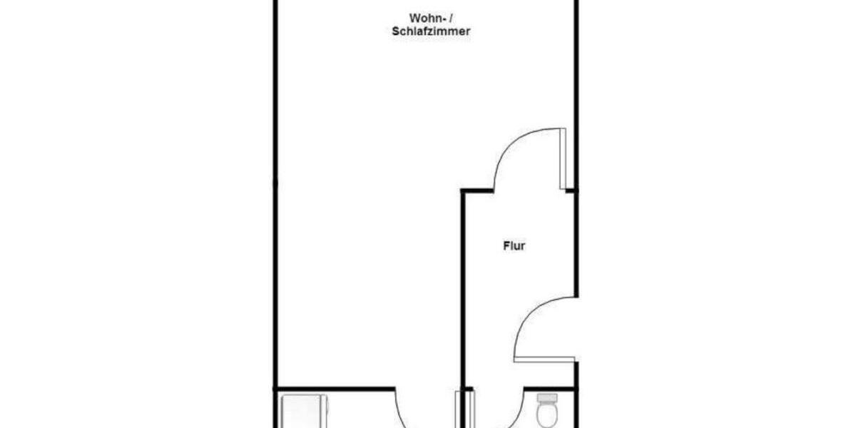 Erdgeschoßwohnung Düsseldorf Stadtbezirk 9 - 1.5 Zimmer, 29 m&sup2;, 645&euro; | Angebot:26003624