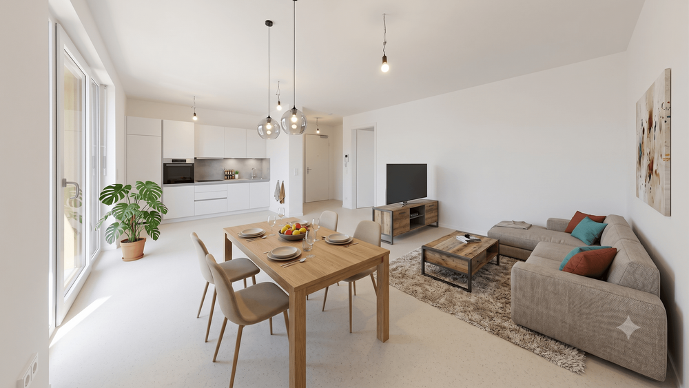 Etagenwohnung Jena - 2 Zimmer, 55 m&sup2;, 822&euro; | Angebot:27003258