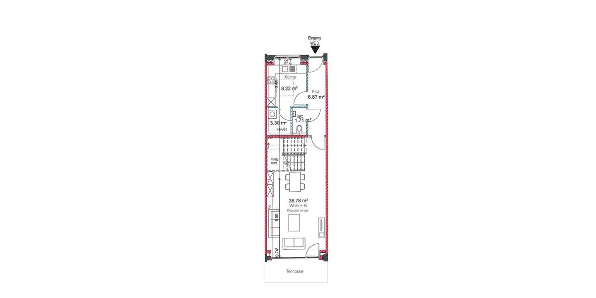 Maisonettenwohnung Kleve - 3 Zimmer, 117 m&sup2;, 1.580&euro; | Angebot:25807102