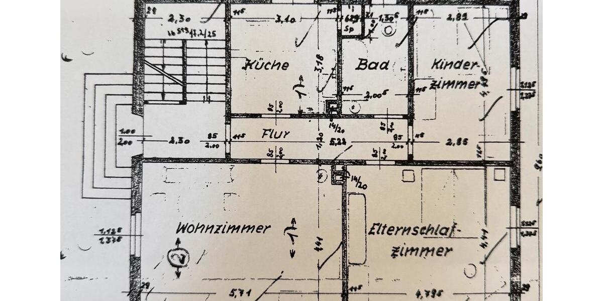 Erdgeschoßwohnung Barnstorf - 3 Zimmer, 80 m&sup2;, 545&euro; | Angebot:26313172