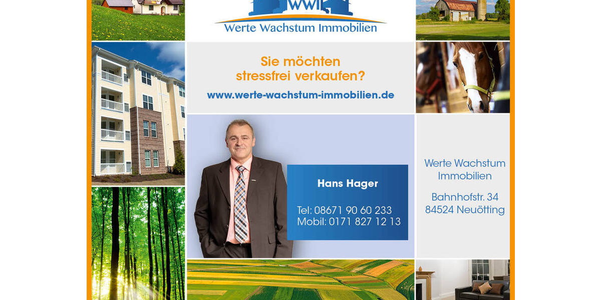 Etagenwohnung Winhöring - 4 Zimmer, 123 m&sup2;, 1.050&euro; | Angebot:25984683