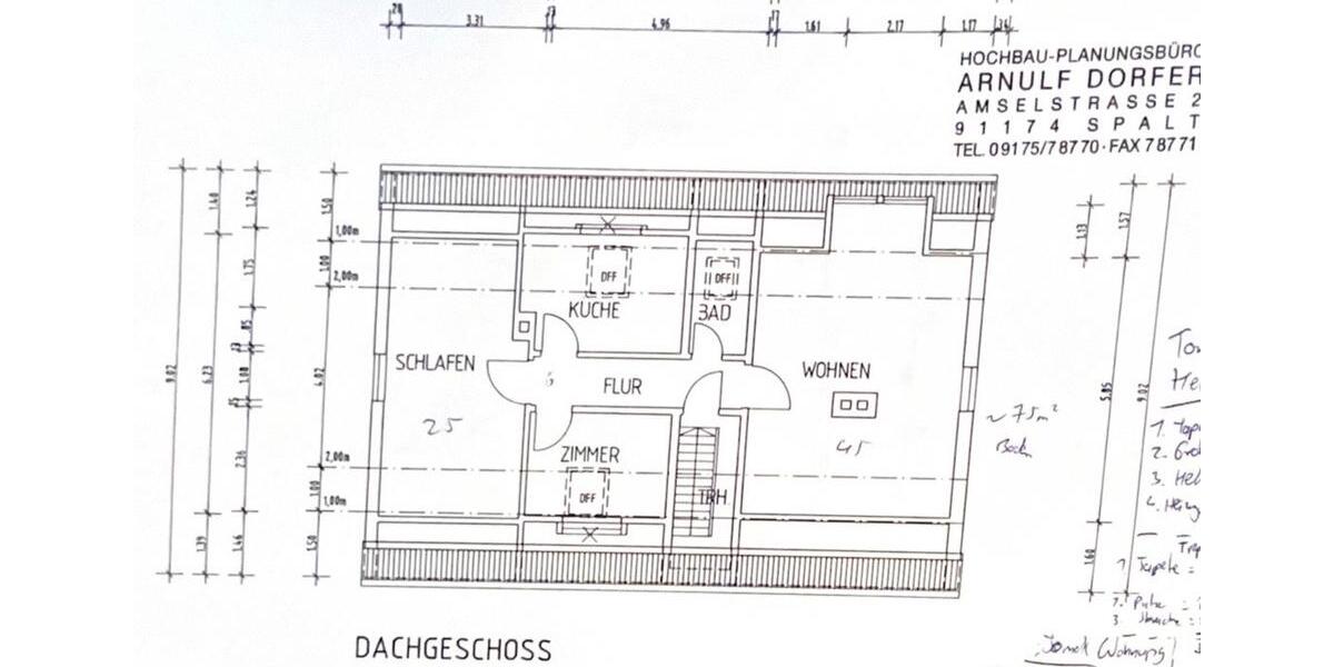 Dachgeschoßwohnung Spalt - 3 Zimmer, 75 m&sup2;, 460&euro; | Angebot:26232107