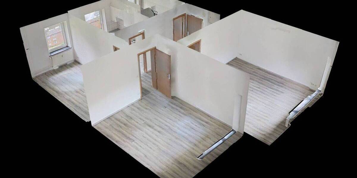 Etagenwohnung Rendsburg Kronwerk - 3 Zimmer, 65 m&sup2;, 539&euro; | Angebot:26840805