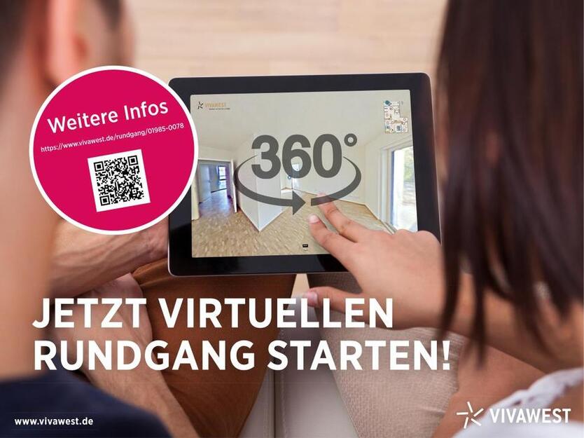 Bei VIVAWEST die Sonnenstrahlen auf der eigenen Terrasse genießen. 3 zimmer