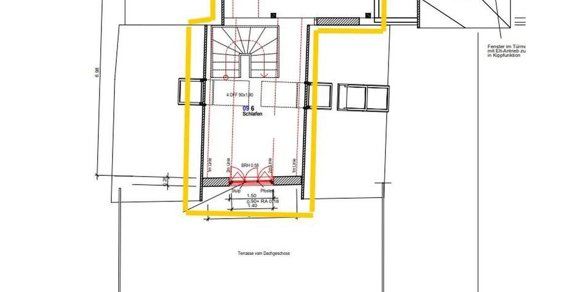 Dachgeschoßwohnung Sinsheim - 2 Zimmer, 56 m&sup2;, 650&euro; | Angebot:25752026