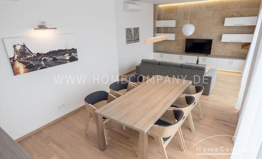 MöbliertFurnished 4-Zimmer Apartment in Dresden-Altstadt 6 Personen zimmer